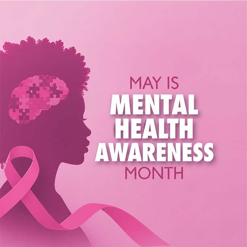 3M Dance Studio – Mental Health Awareness Month Mental Health Awareness Month social media graphic created for 3M Dance Studio