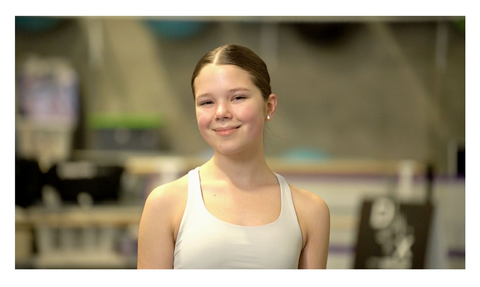 Dance Xpressions student smiling onMedia Day